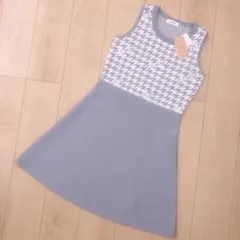 CALNAMUR 千鳥柄ニットワンピースのサムネイル