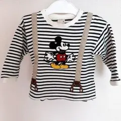 ★新品同様★petit main 男の子 長袖ロンT 80cm