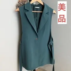 【美品・即日発送】ジレ・ベスト　フリーサイズのサムネイル