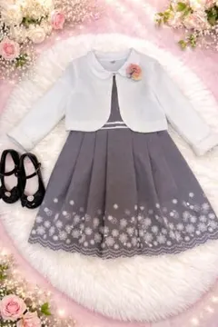 anyFAM 130 女の子フォーマル5点セット 入学式 卒業式 靴20センチ付