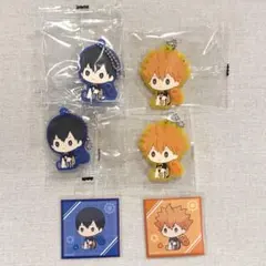 ハイキュー！！ぺたっとねじまきラバーキーホルダー【日向翔陽・影山飛雄】