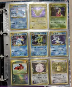 ポケモンカード 旧裏 キラ72枚＋ファイル付き