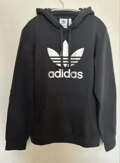 adidas originals アディダス 黒 フード付きパーカー