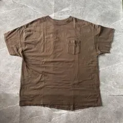 Hanes BEEFY-T XL ブラウン ヘインズ ヘビーコットン ポケ付き