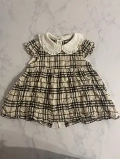 Burberry 半袖 ワンピース チェック柄 - メルカリ