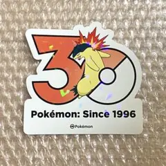 韓国限定】ポケモン 30周年記念ステッカー ヒノアラシ - メルカリ