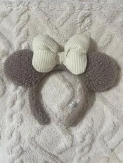 ミッキーマウス耳カチューシャ（茶色・クリーム）