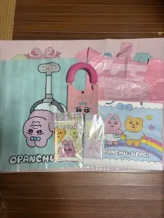 おぱんちゅうさぎ ショップ袋 お薬手帳 付箋 ミニ手提げバック