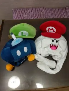 USJ ぬいぐるみハットマリオ・ルイージ・ボム兵・テレサ