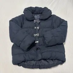 petit main 中綿コート ネイビー 110cm