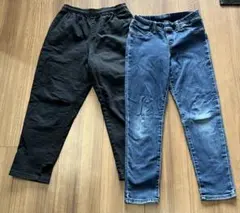 GU UNIQLO 130サイズ パンツ 2点セット