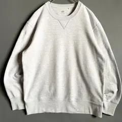 UNIQLO スウェットシャツ（長袖）ライトグレー　L 男女兼用　トレーナー
