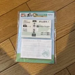 タイトーくじ　HORSE HEROS 勝馬投票券風メモ　トウカイテイオー