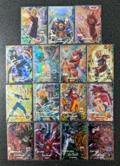 ドラゴンボールスーパーダイバーズ 孫悟空 ベジータ その他 GDR 15枚