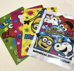 ユニバーサル・スタジオ・ジャパン クリアファイル 4枚セット 15周年記念限定