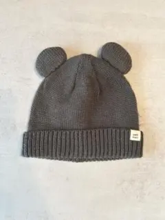 petit main 耳付きニット帽 クマ 48cm