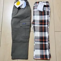 90cm　moujonjon　ストレッチパンツ　2点セット