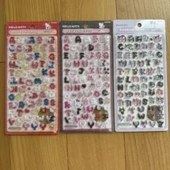 ハローキティ BONBON DROP シール 3シートセット