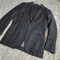【美品/50】アーバンリサーチドアーズ ウール カシミヤ テーラードジャケット