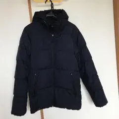 GU 暖かいフード付きダウンコート