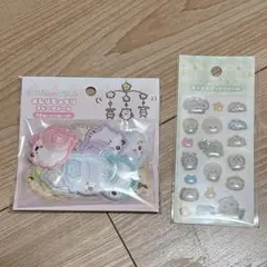 ちいかわベビー　おしりもっちりフレークシール　ミニミニぷっくりシール なかまたち