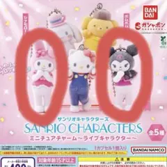 サンリオキャラクターズ ミニチュアチャーム ライブキャラクター2点セット