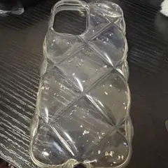 iPhone用 キルティングデザイン クリアケース