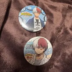 ヒロアカ　轟焦凍 缶バッジ 2個セット