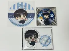 銀魂　銀八先生　アニメイトカフェ　アクリルスタンド　コースター　志村新八　缶バ