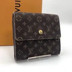 【美品】ルイヴィトン モノグラム ミニ ラン ポルトフォイユ エリーズ 折り財布