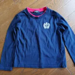 COMME CA ISM 長袖カットソー 120A ネイビー