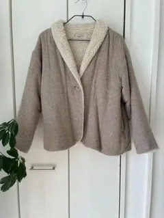 Samansa Mos2 ボアジャケット サイズF