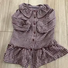 ZARA チェックワンピース　長袖