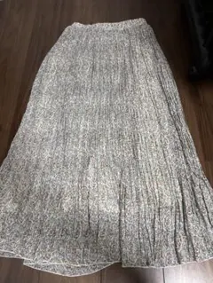 レディース スカート ロングスカート プリーツスカート 花柄