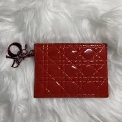 Dior ディオール エナメル キルティング カードケース