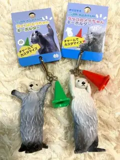 鳥羽水族館】 元気にイカ耳ジャンプ ラッコ キーポーチ - メルカリ