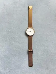 男女どちらでも【オシャレな北欧ブランド】⑦obaku 丸型 ゴールド 