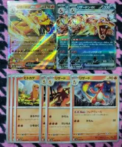 ポケモンカードゲーム　リザードン進化ライン