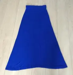 FOREVER21　ブルー　フレアロングスカート　リップサービス　セシルマクビー