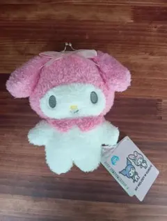 マイメロディ リボンがま口ポーチ ぬいぐるみ