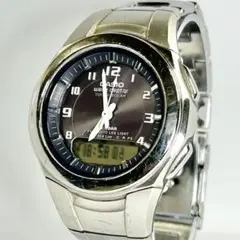 【現場・仕事用に】カシオ 電波ソーラー WVA-400J 超音波洗浄・メンテ済