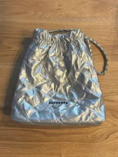 シルバー 2wayキルティング ショルダーバッグ