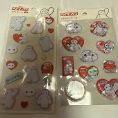 【新品未使用品】Disney ベイマックス ウォーターシール ふわふわ シール