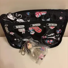 LeSportsac ポーチ ロンドン柄 チャーム付きのサムネイル