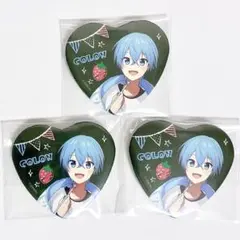 ころん くん すとぷり ハート 缶バ ッジ 苺文化祭