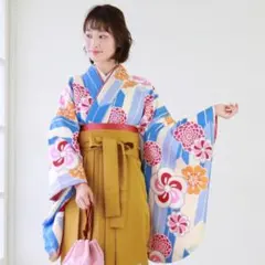 卒業式 袴4点セット 大学生 袴セット 150 160 ll sサイズあり342