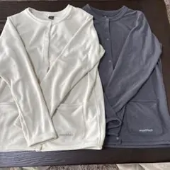 mont-bell 長袖カーディガン XL 2色セット