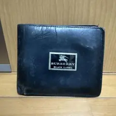 BURBERRY BLACK LABEL 二つ折り財布 ブラックのサムネイル