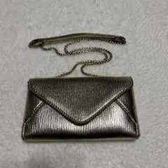 ZARA チェーンバッグ ウォレットバッグ ゴールド