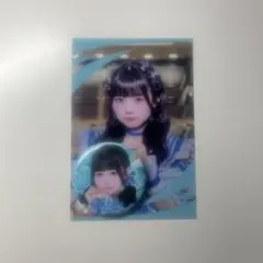 iLiFE! 虹羽みに クリアカード 缶バッジ セット